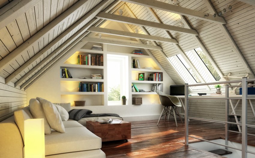 pööning, pööningu väljaehitamine, pööning eluruumideks ehitamine, katusealuse väljaehitamine